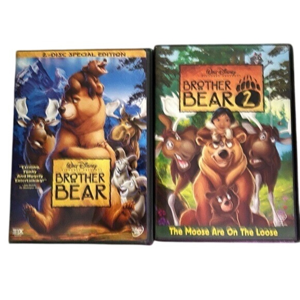 DISNEY BROTHER‎ BEAR I & II DVDs